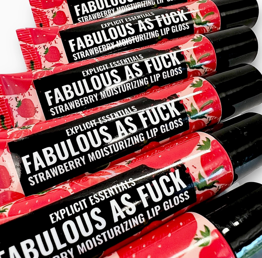 Fabulous As F@Ck Strawberry Lip Gloss