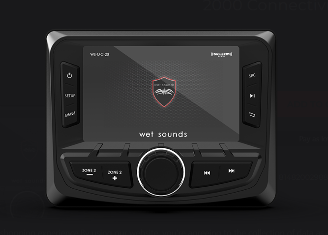 Wet Sounds™ 2-Zone Media Center w/ SiriusXM-Ready® and NMEA 2000 Connectivity