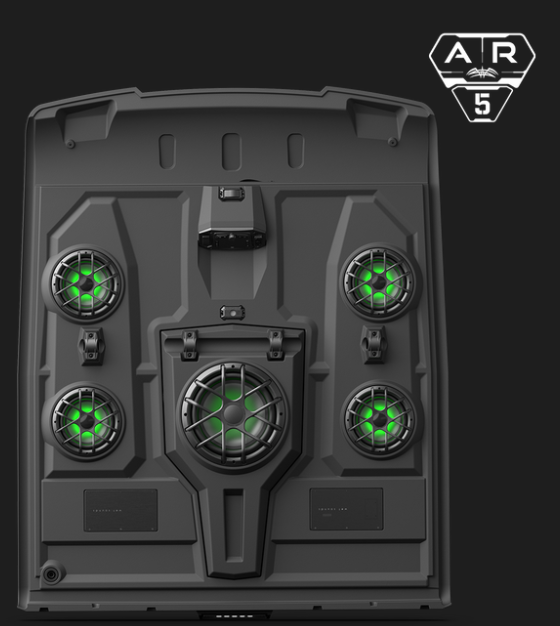 AR-5 Ranger Crew | Wet Sounds™ 5-Speaker Ranger Roof Audio System