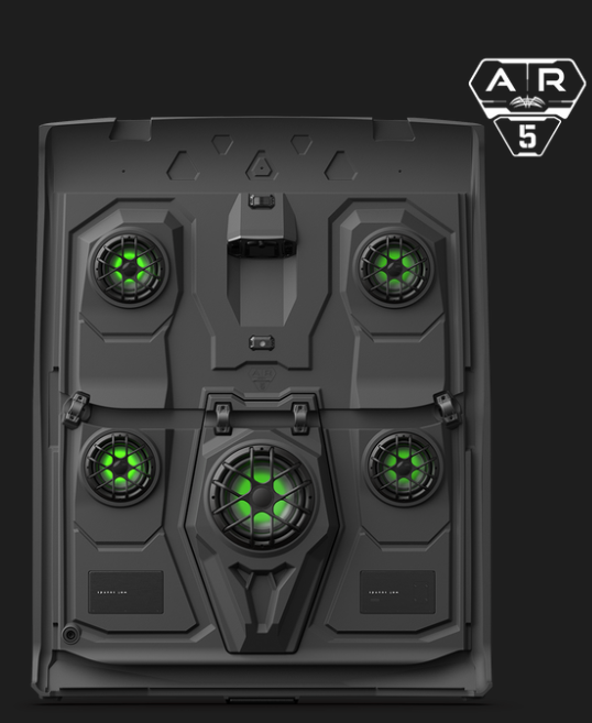 AR-5 Defender Max | Wet Sounds 5-Speaker Defender Roof Audio System