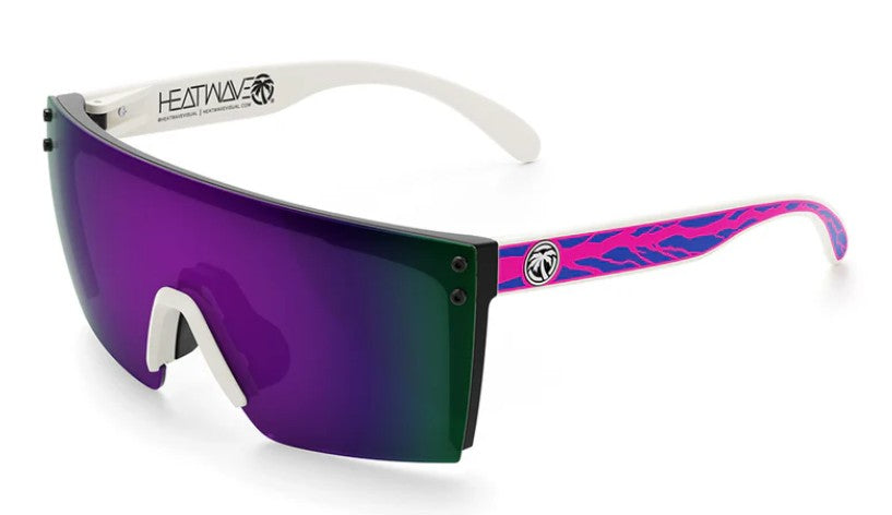Lazer Face Sunglasses: Black Frame Jet Ski Customs
