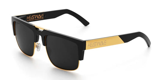 Interceptor Sunglasses: Black/Gold